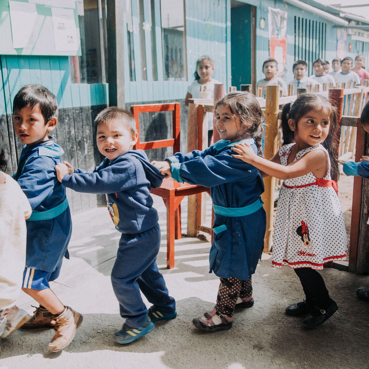 #tbt to these little ones in Peru learning to follow the leader!