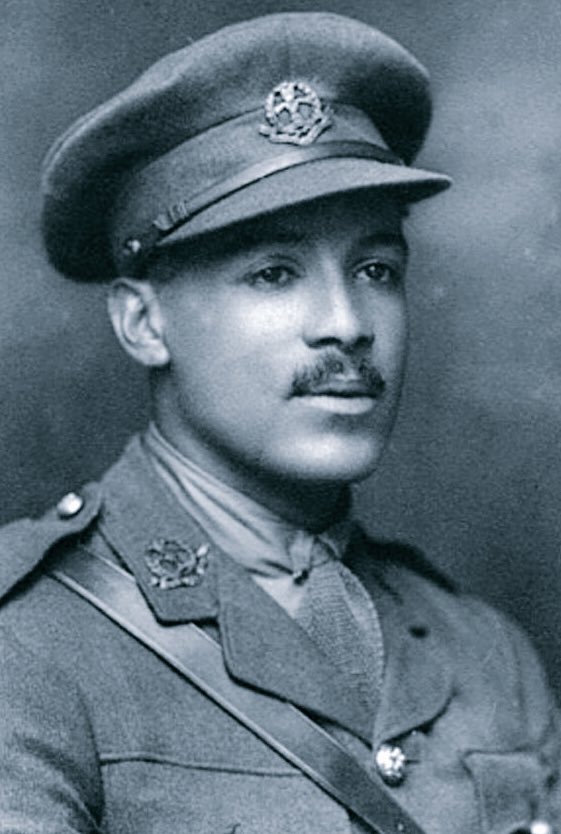 richard_conway's tweet photo. Tomorrow on #radio4today:
Walter Tull, one of Britain’s first black footballers + first black army officer, died 100 years ago this weekend.
And yet his inspirational story, his defiance of racism and his ultimate sacrifice during the First World War remains relatively unknown. https://t.co/lHtQSah2IH