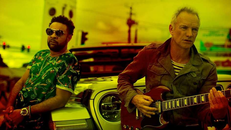 r101ck's tweet photo. Sting y Shaggy colaboraron juntos en el álbum titulado ‘44/876’, que saldrá en abril. Inicialmente se reunieron para grabar “Don’t Make Me Wait”, como un tributo a los sonidos caribeños y terminaron grabando un álbum completo. #Primavera101 https://t.co/LbkwJaoGvU
