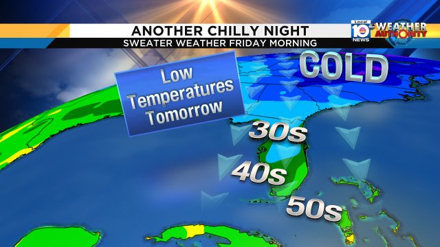 South Florida will wake up to the 50s Friday morning! https://t.co/opvsRYoD8f