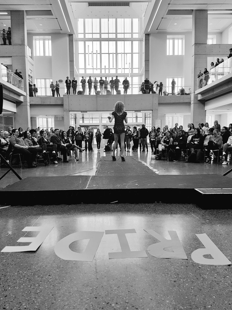 OoksLife's tweet photo. Give it up to HOMO-CIDAL for the killer drag show! What a way to celebrate #NAITpride. #NAITSAevents #NAITSA https://t.co/4sSTar5508