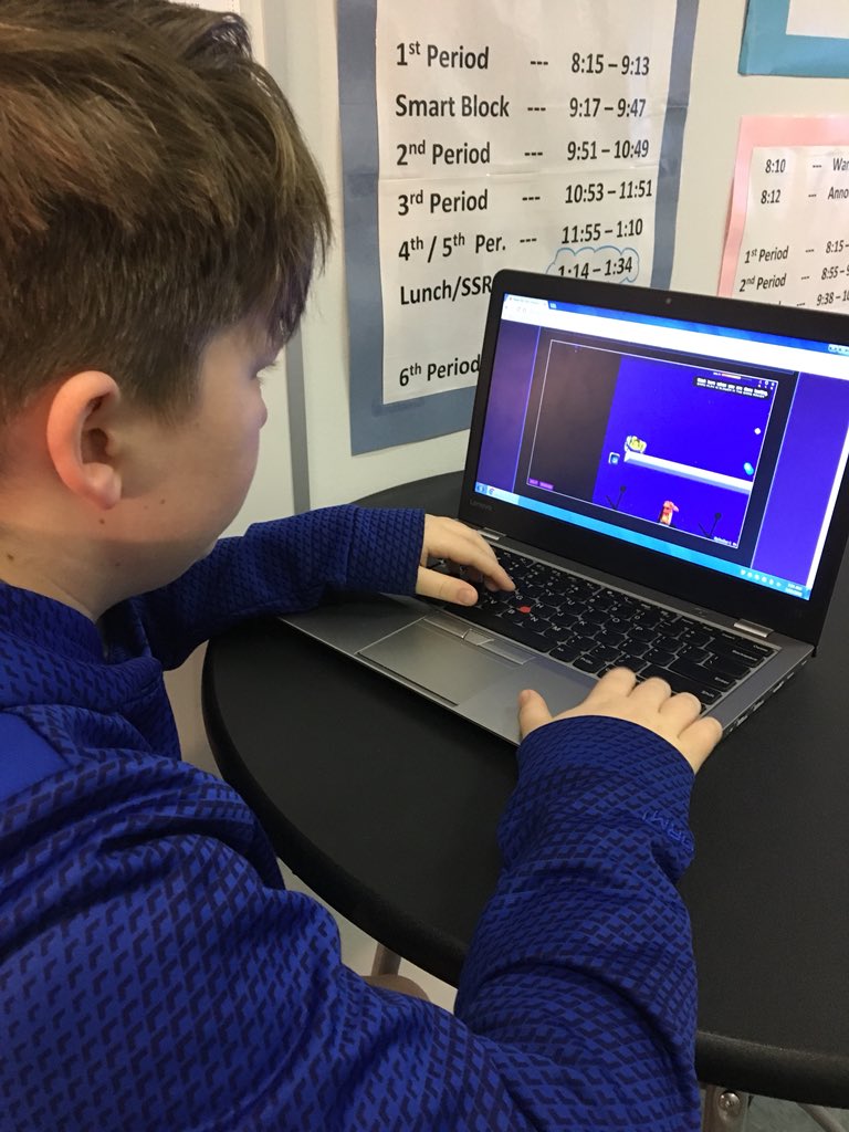 MrsBrem's tweet image. “Mom, want to see the video game I created during my #PBL time?” Incredible work, buddy! 💕#DriveFwd #futureprogrammer #teacherskid