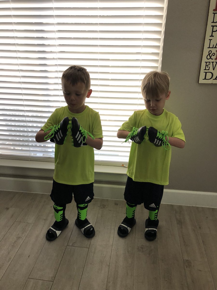 megschultz85's tweet photo. Soccer tryouts tonight! They are super excited or confused depending on how you look at it 🤣 https://t.co/J5jeLNKKVT