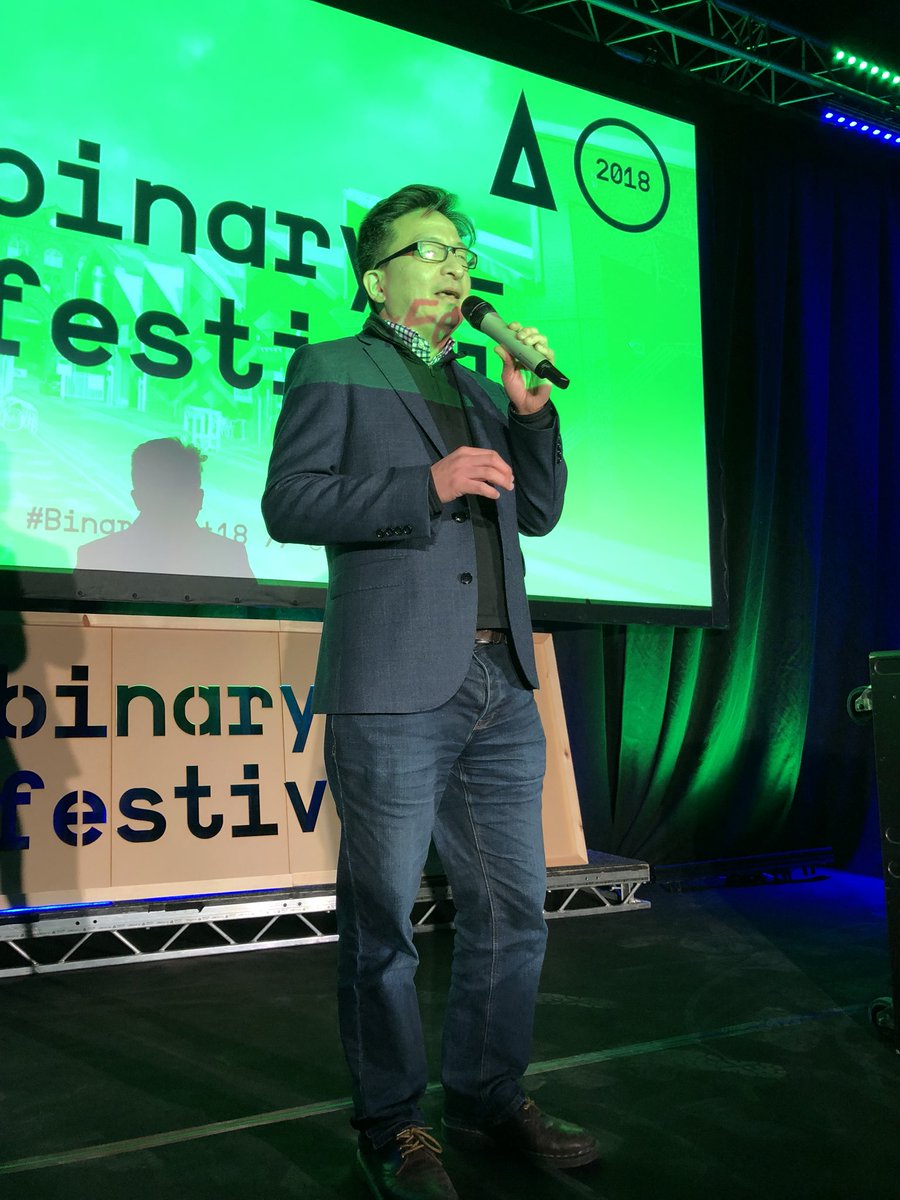 AndyCKent's tweet image. Great job @herbkim assembling a killer line up for @BinaryFest today! Really engaging and inspiring speakers! Looking forward to next year already! #BinaryFest18