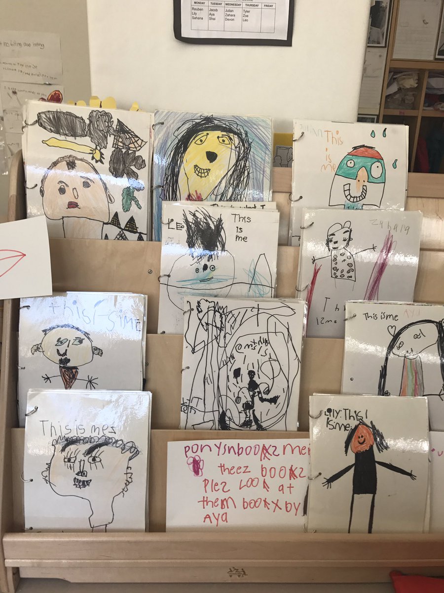 jamiestewartjs's tweet photo. Classroom transformed - all of the books on the shelf were written by the learners. One of the ways our students develop a strong sense of self is sharing their understandings with larger and larger audiences to enable deep reflection. #learningtogether @altschool https://t.co/TMUncwsxmm