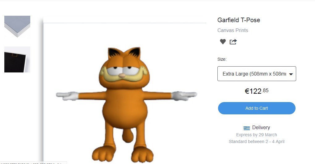 T-Pose Garfield