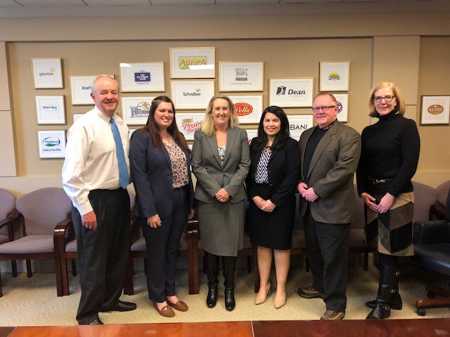 Pleased to join IDFA staff, @CaryFryet &amp; <a href="/thedairylawyer/">Emily R. Lyons</a>, as well as Dave Crowley from <a href="/HPHood/">Hood</a>, IDFA member and chair of our Environmental Worker Safety Committee, in our meeting with Loren Sweatt and Nina Roque, <a href="/USDOL/">U.S. Department of Labor</a>.