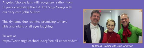 We're thrilled to welcome David Prather as special guest host for MUSIC FOR THE CHILD IN ALL OF US! Join us April 7th &amp; 8th.  ow.ly/Goyw30j6KhP