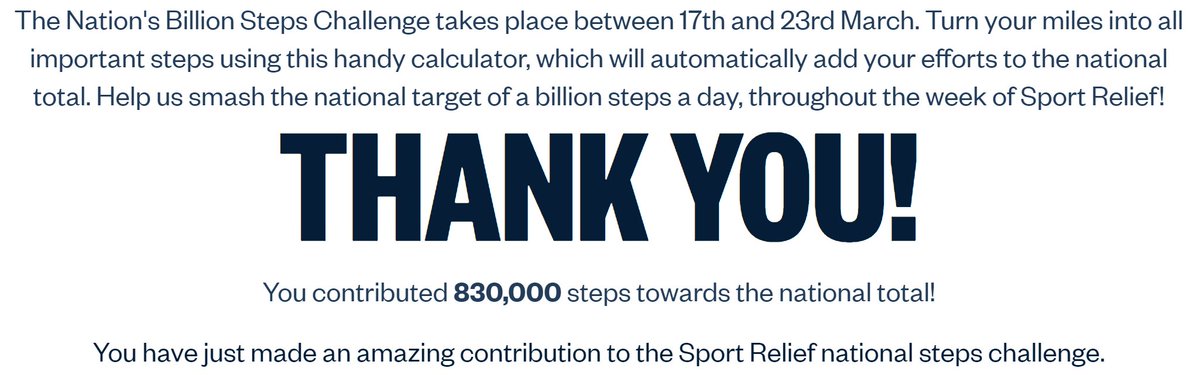 dmn_pe's tweet photo. One more day left of our @_thedailymile @sportreliefsch #nationsbillionstepchallenge before we #collaboratively complete a RED-iculous 830,000 steps! Well done everyone! #SportRelief #FitForLife #appreciation https://t.co/7nH64Piw2X