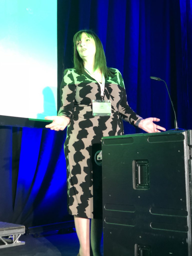 AndyCKent's tweet image. That moment when @ann_obyrne revealed her name was an anagram of @BinaryFest #BinaryFest18