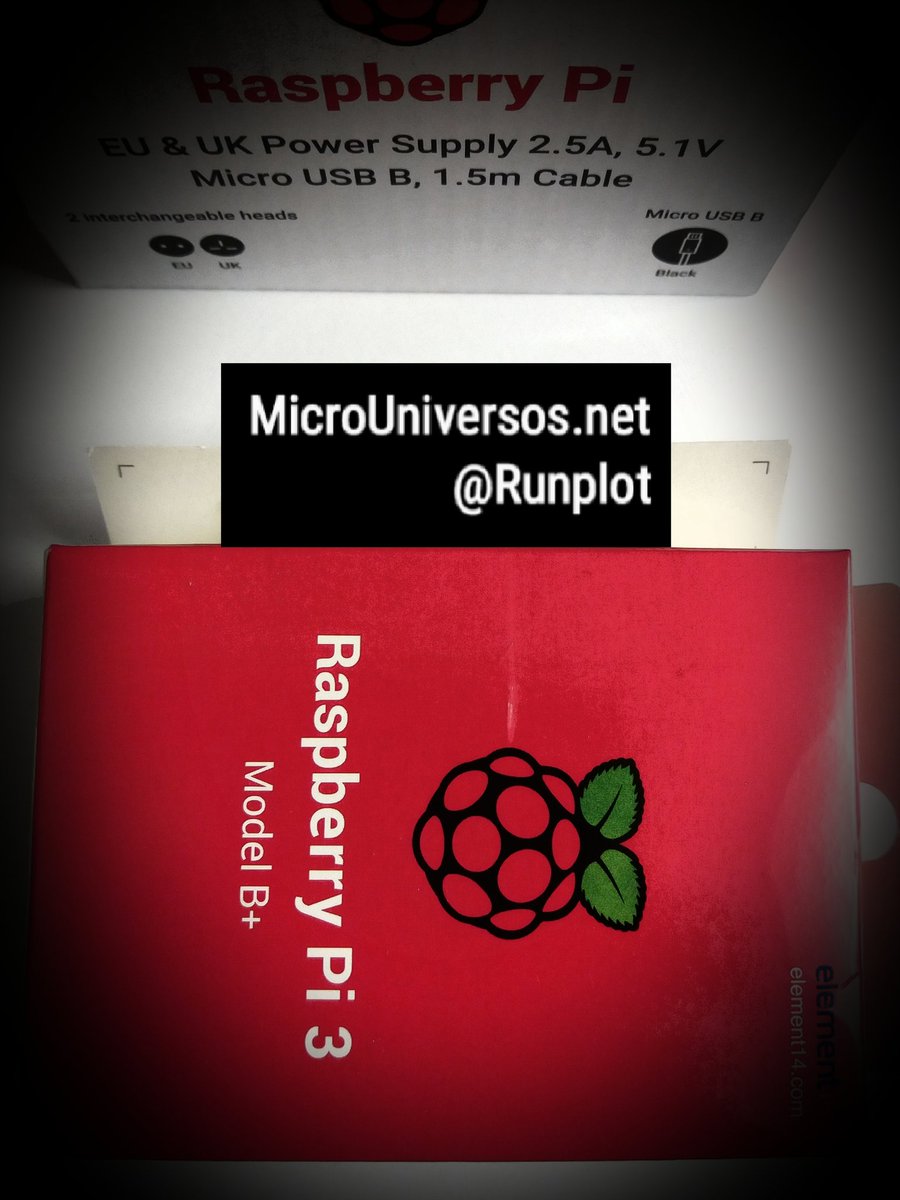 Runplot's tweet image. Estrenando la nueva @Raspberry_Pi   
#RaspberryPi3ModelB+ 
ahora mismo!!!