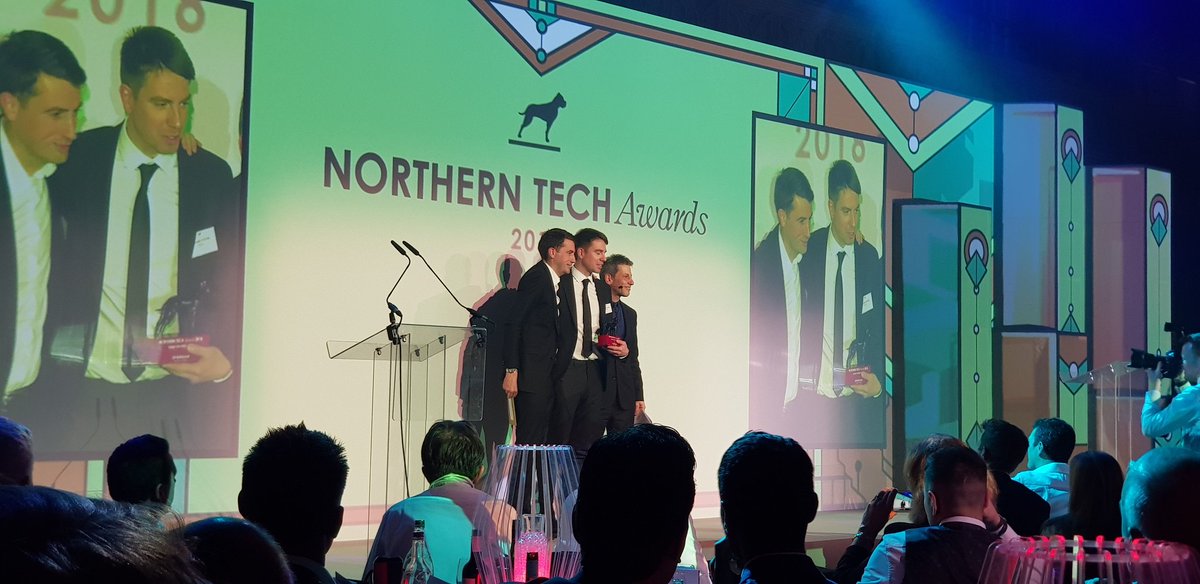 TechNorthHQ's tweet image. Manchester&apos;s @Peak_HQ win the Judges&apos; award for innovation! Well done @richard_peak_ai. &quot;We want AI to be it&apos;s own thing like a CEM system or a financial system. And we have a dog!&quot; Brilliant. 🐶 #NorthernTechAwards #GPBullhound #NorthernTech100