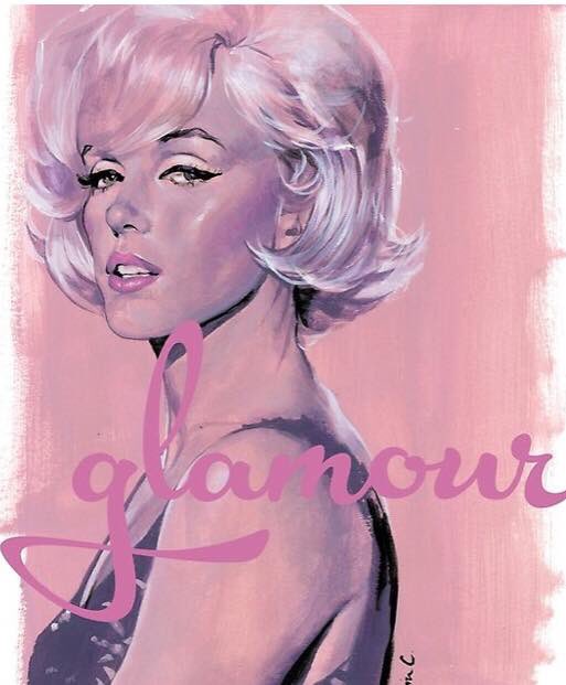 Not sure of the artist, isn’t this beautiful? #MarilynMonroe