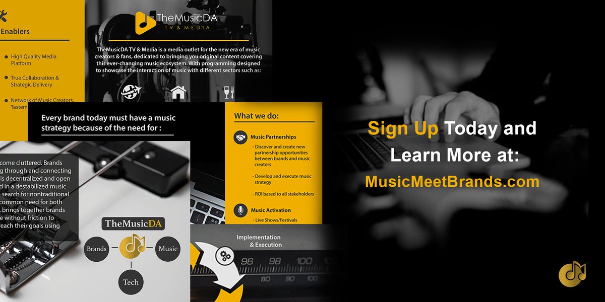 TheMusicDA's tweet photo. When robust #music strategies are developed and #artists are appropriately aligned with brands, everybody wins. Lean more at:  https://t.co/ESKzpaUGsI https://t.co/tJmtvHfZkX