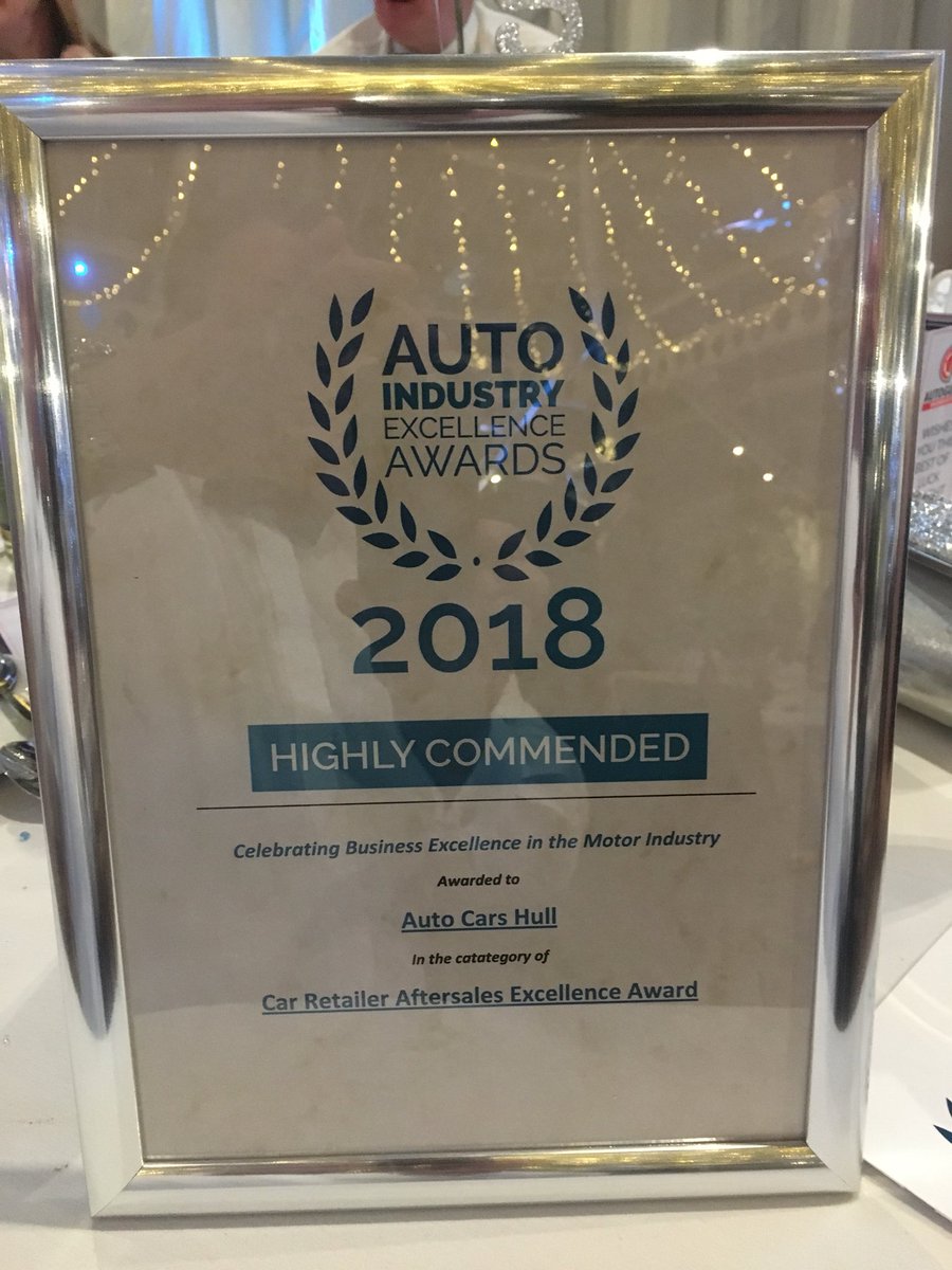 AutocarsHull's tweet image. It’s Official !! #AIEA2018 @AutoExcelAwards !!!
