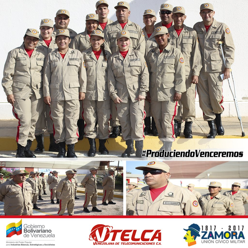 fabricavtelca's tweet photo. Nuestra Milicia Obrera Bolivariana, pueblo en armas que defiende con profundo amor a la Patria 🇻🇪

¡Modelo de fábrica integral e integradora! https://t.co/PkQkfzSedF