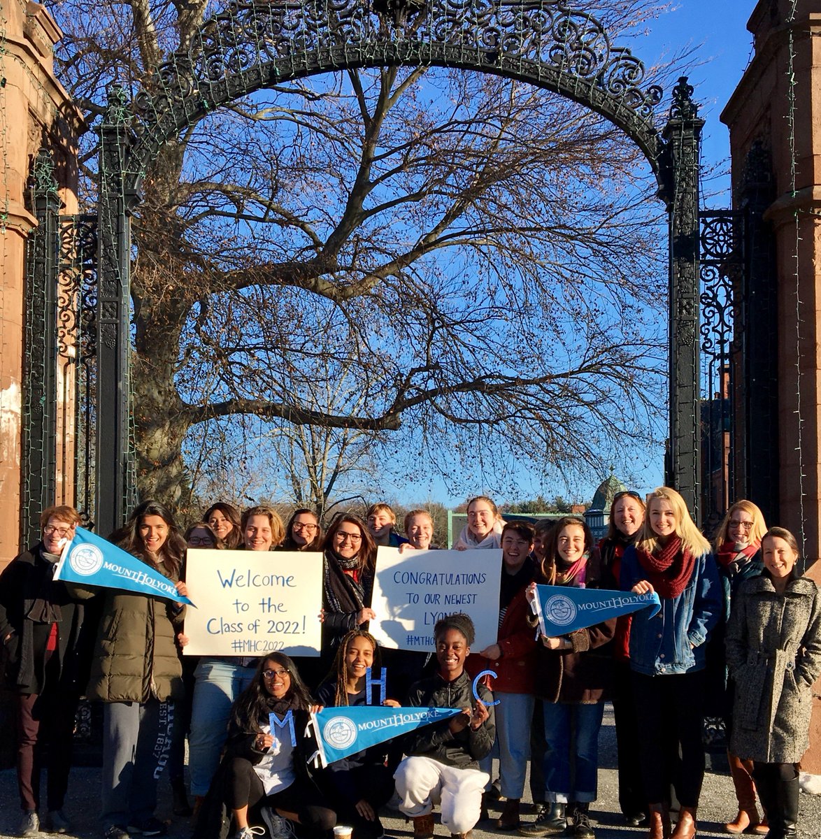 MHC_Admission's tweet image. Congratulations to the newest members of the Class of 2022 on their acceptance to @mtholyoke! #mhc2022