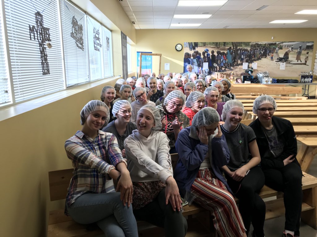 Buffalo girls T&F rocking the hair nets!