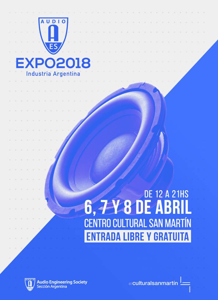 Expo de audio Industria Argentina, ahí vamos a estar!