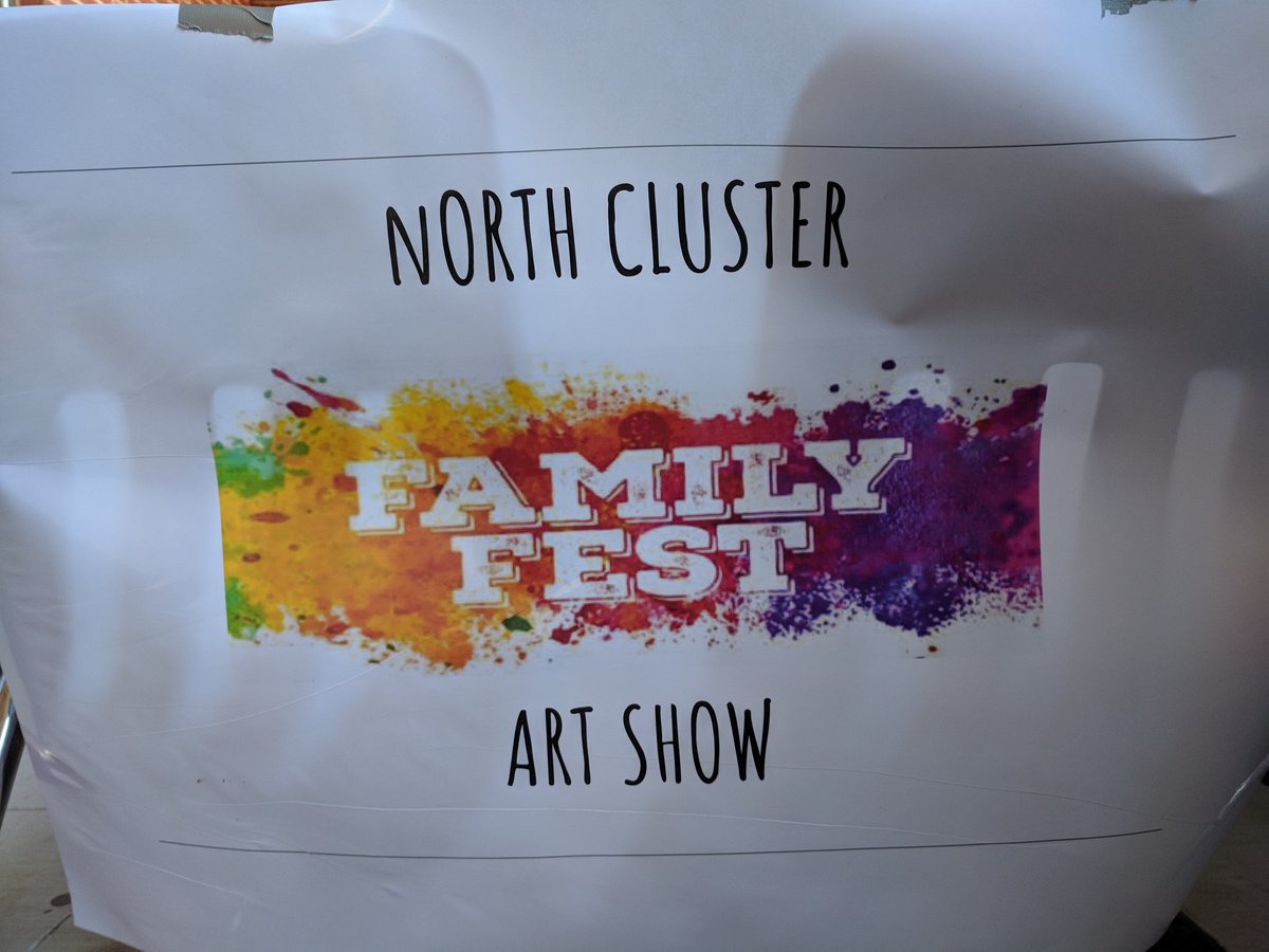 CatherineKeyser's tweet photo. First ever @FCSchoolsGA North Synergy family night! Bike trail opening, art show, elementary chorus, food, @FCCollegeCareer and more! Huge crowd braving the wind! https://t.co/sS5p65lJzG