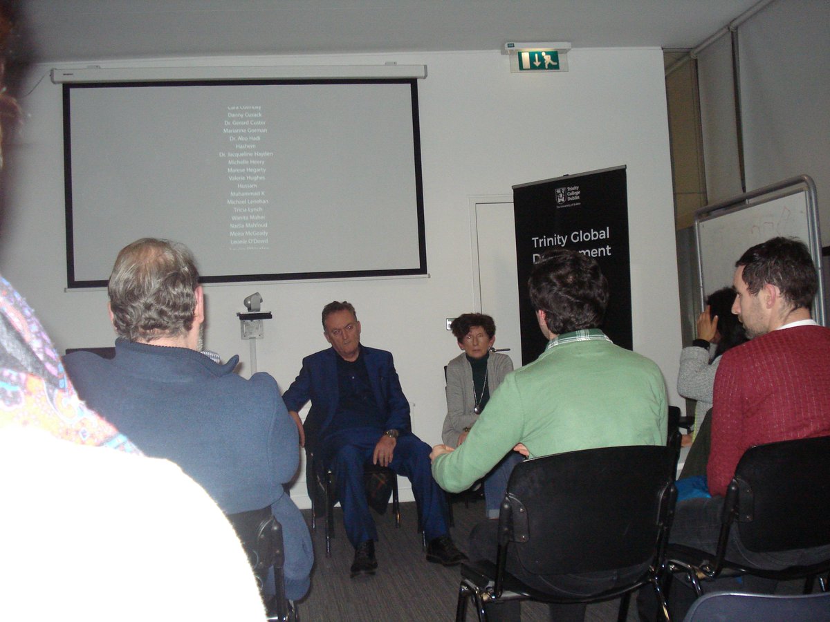 Syria_Irl's tweet image. a big thank you to @TCDGlobalDevSoc for screening the excell #SyriatheImpossibleRevolution in collaboration with DU Amnesty and Trinity&apos;s People Before Profit. @annedaly19 @ronanltynan highlighted plight of ppl of #Ghouta which &apos;defies words..we all have a responsibility to act&apos;