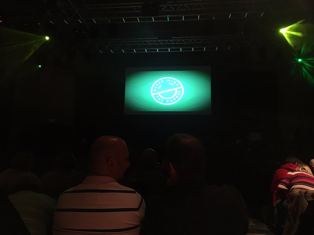 Just back from <a href="/NMTDShow/">NeverMindTheDanger</a> absolutely brilliant show once again &amp; even funnier this time round! Loved it 👏🏻👏🏻 
<a href="/Grantholt31/">Grant Holt</a> <a href="/CGoreham/">Chris Goreham</a> <a href="/BobRutler/">Rob Butler</a> <a href="/jessica_jane96/">Jessica-Jane Applegate MBE PLY</a> @AdamLeventhal <a href="/adamdrury78/">Adam Drury</a>
