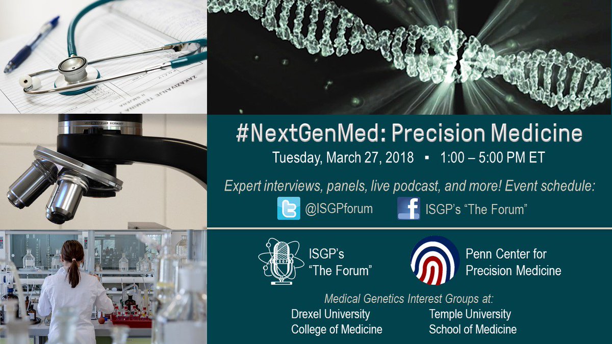 ISGPforum's tweet image. .@stchrishospital Renu Bajaj will be on a #disease #predisposition and #diagnostics panel live-streaming next Tuesday the 27th during our online educational program, #NextGenMed. Info on the event can be found here: facebook.com/events/1578137…
We hope you'll consider sharing!