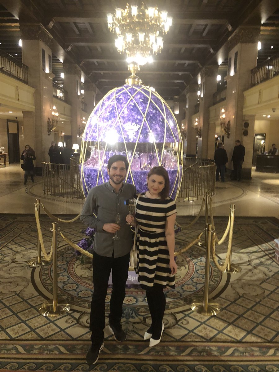 rebeccafelgate's tweet photo. Having a lovely evening at @FairmontRYH  with @StedyPhoto  @haylebale  ☺️ #RYHSpring  🌸 https://t.co/Y8FdaHz44F