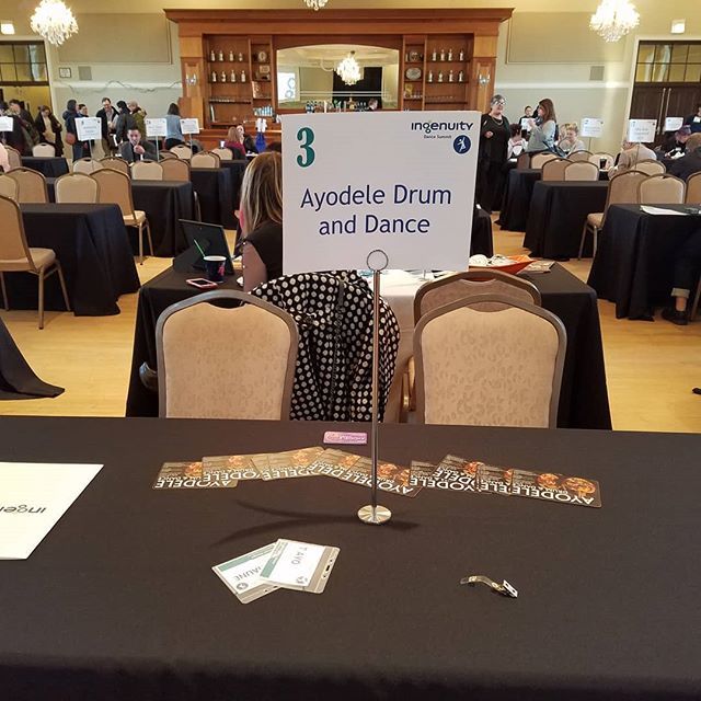 AyodeleDrum's tweet photo. Working the room at the @ingenuitychgo Dance Summit!
#dancesummit18 #artseducation #artspartner https://t.co/9WasWelUJW https://t.co/cKOu7C4hHN