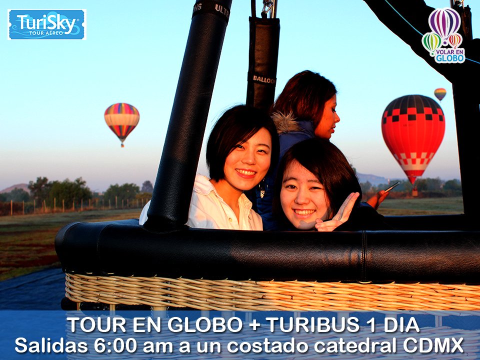 Volarenglobo's tweet photo. Salidas fines de semana, incluye transporte ida y vuelta a Teotihuacán + vuelo en globo + Turibus 1 día https://t.co/JEE0B2rWT7