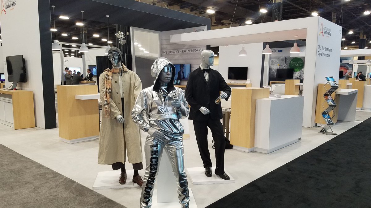 Kells_Rose's tweet photo. What a week! Thank you to everyone who interacted with this #mannequin. I had a blast! #AutomationAnywhere @AutomationAnywh #IBMThink #Sheprenuer https://t.co/FcAGT6S1hf