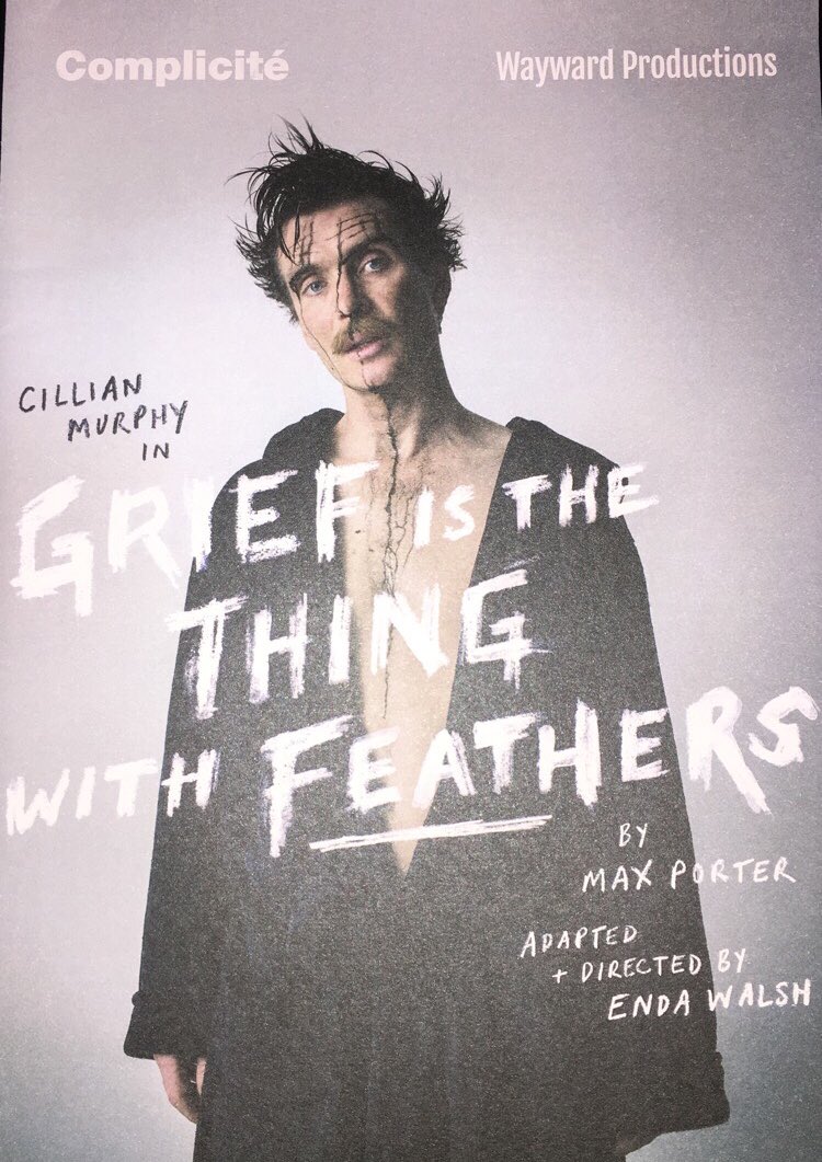 I study theatre and I have never experienced anything like that on stage before and I think it’ll be a long time before I do again. Cillian Murphy is just phenomenal.  #GriefistheThing
