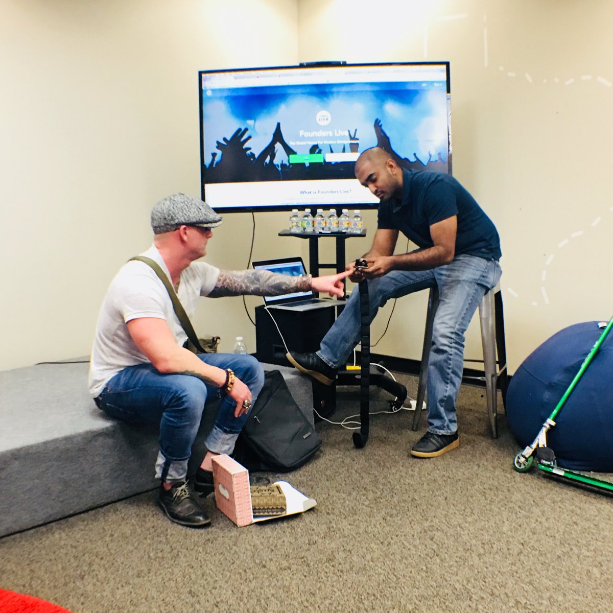 tgmadallas's tweet photo. Getting ready to kick off the @founders_live Event here @nodDFW! @_ROBOAMP_ @ChicagoGupta @JtheGreatest__ @Create100KJobs https://t.co/juukN36pBu