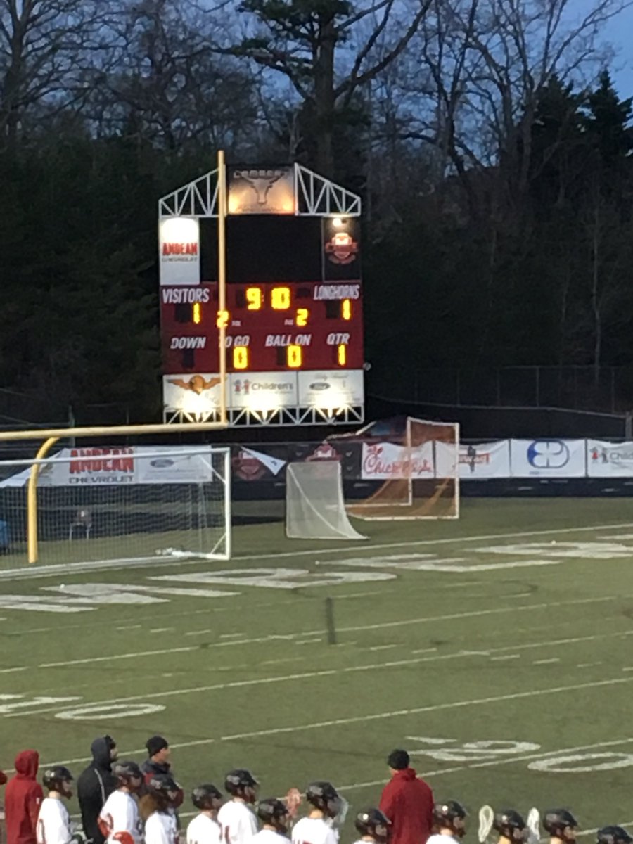 Way to go Hooch! Tied with Lambert in 1st quarter!