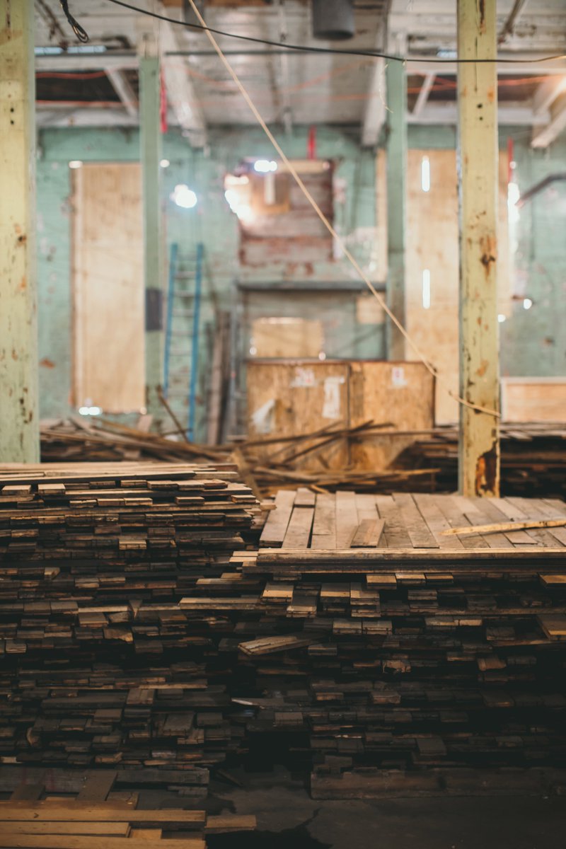 Brick by brick and board by board, 125 years of Charlotte history is being uncovered in the @tompkinshallCLT renovation! // #restorationproject #historicpreservation #charlotteUP