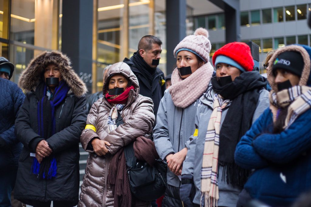 TheCounter's tweet photo. Five days in pictures: Farmworkers say #TimesUpWendys and fast for freedom from sexual violence in the fields. https://t.co/e4QLWCEBqn #BoycottWendys @CIW @FairFoodProgram https://t.co/xcGItLFhA1
