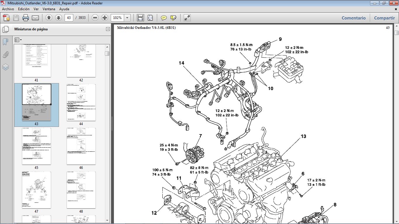 Mitsubishi Outlander Sport Engine Diagram