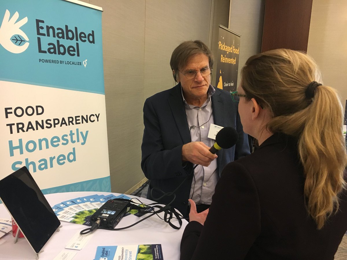 EnabledLabel's tweet photo. Interview by Canadian radio station @foodtechinvest event in #sf for #cbc #foodtransparency -CEO, Meghan Dear keeping the conversation going on #foodtransparency #blockchain #investing #foodtech #enabledlabel #cbcradioone COMING in April https://t.co/RV5KB0UPxj