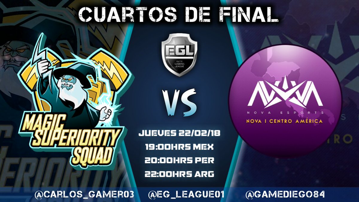 Se viene partidazo de cuartos de final entre dos tremendos equipos con muchísima proyección por la <a href="/EG_League01/">Elite Gaming League</a> Comenzamos a las 22hrs🇨🇱 youtube.com/c/SecryGamer/l…