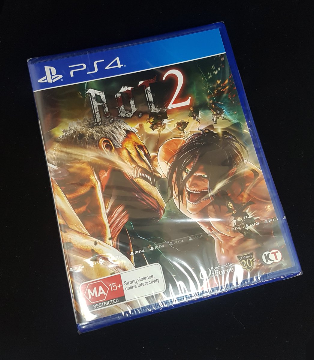 shopcrunchyau's tweet image. We are giving 1 lucky person the chance to score a copy of A.O.T. 2 for PS4 and Attack on Titan Complete Season 2 on DVD! 🌹🐴⚔ RT for your chance to win!