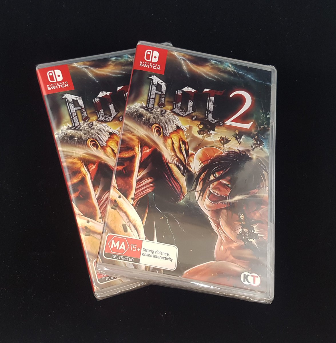 We are giving 2 lucky people the chance to score a copy of A.O.T. 2 for Switch and Attack on Titan Complete Season 2 on DVD! 🌹🐴⚔ RT for your chance to win!