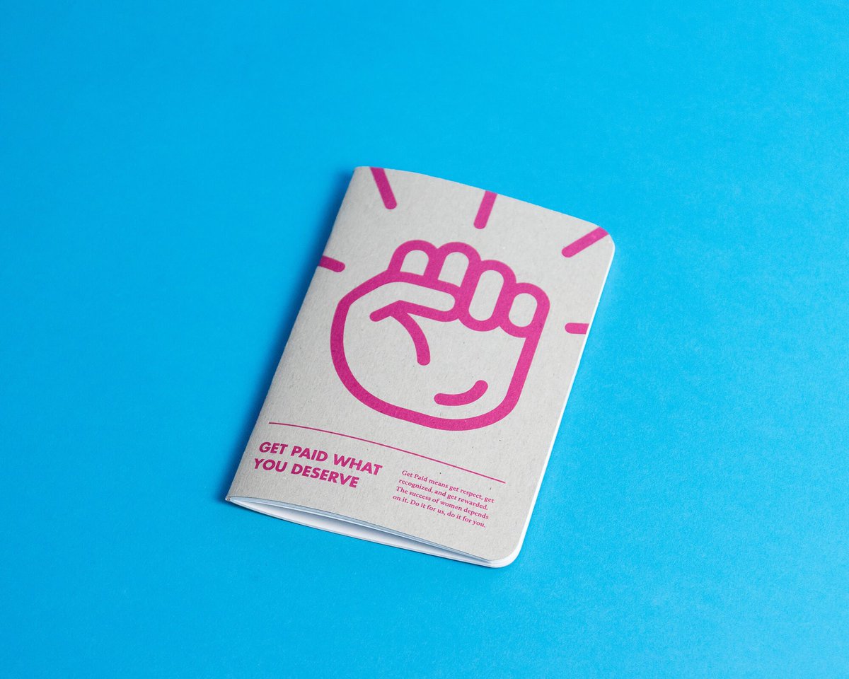 Deevogs's tweet image. Excited to see all my design work come together for the second ever  @ladiesgetpaid  conference happening next week in Seattle (getmoney-getpaid.com). Especially exciting to see this awesome notebook that we printed with @scoutbooks !