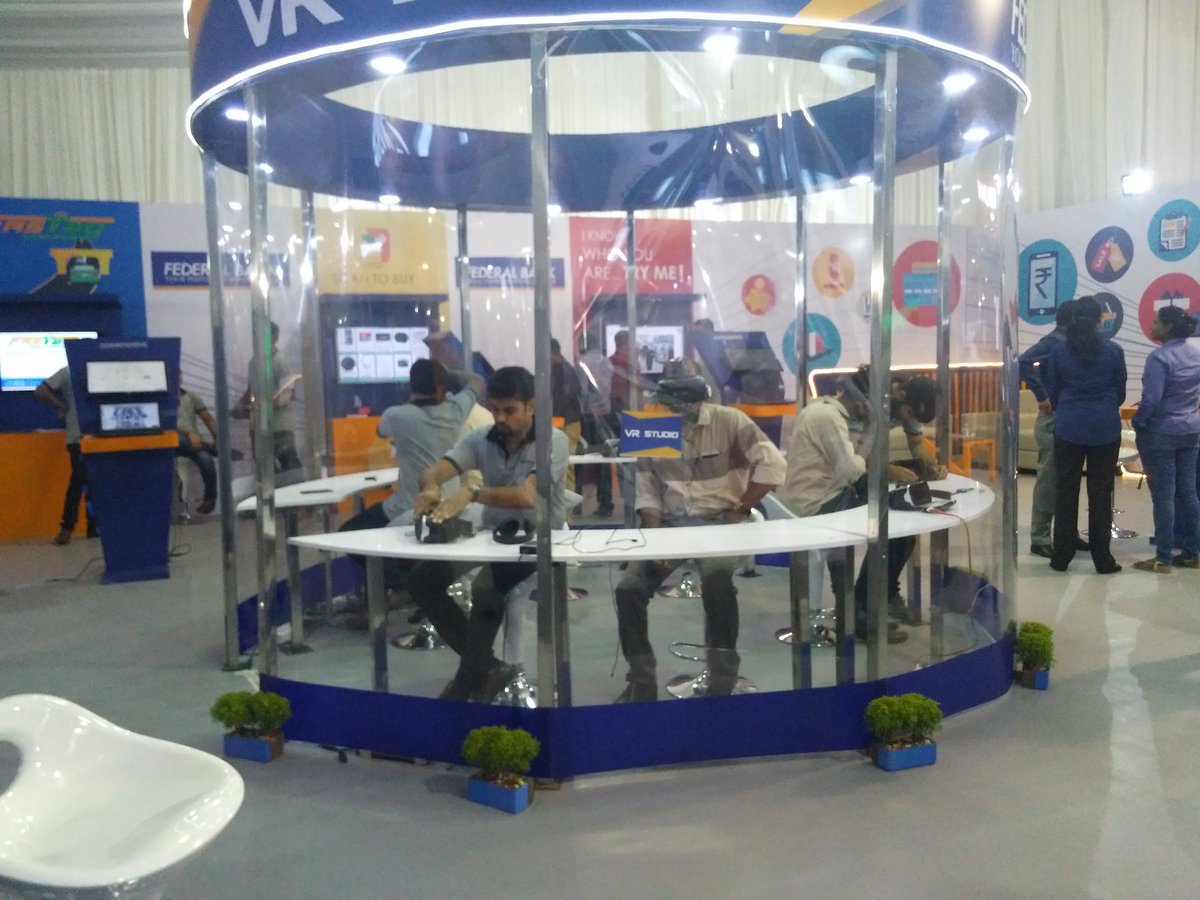 #fututefederalbanking door5 experiencing future banking!!!