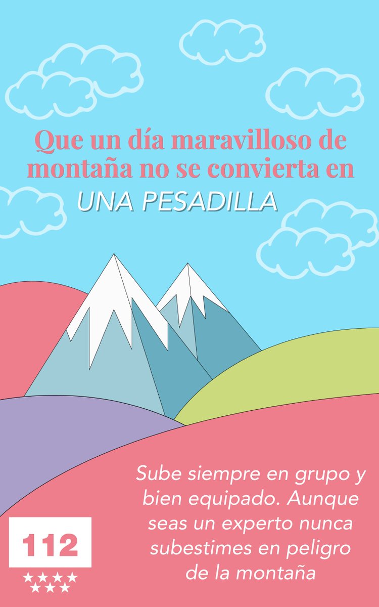 Tenemos riesgo de aludes en la sierra de Guadarrama. Nivel 3 para hoy. Sube a 4 el sábado.

Desde #Madrid112 #ASEM112 recomendamos a montañeros y excursionistas evitar crestas y cordales de orientación sur