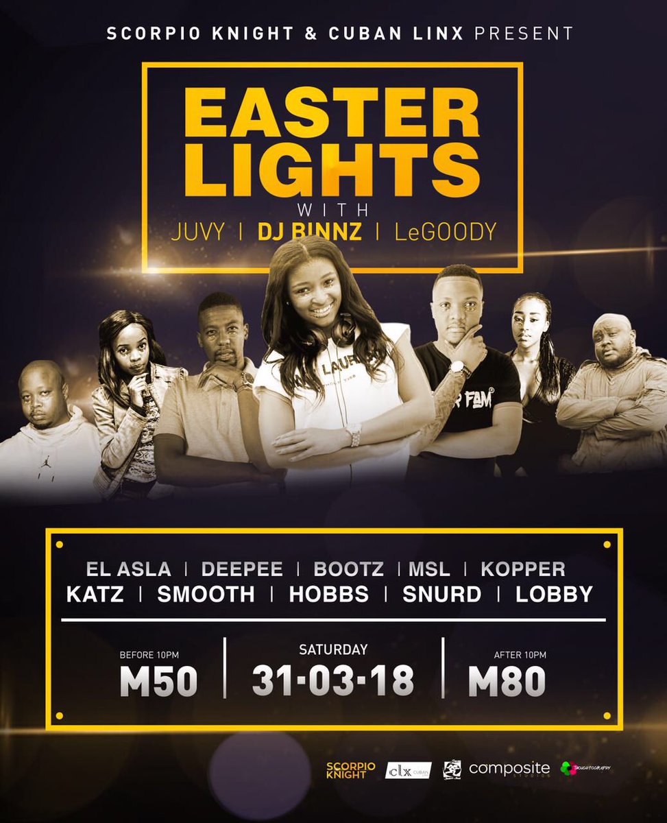 Finna fOOk sh!t up on the top floor <a href="/cubanlinx_ls/">#OneTimeForClx</a> at the Easter Lights shandis with <a href="/BinaBinnz/">The DON</a> <a href="/Juvyoalepimpara/">Last Nomoro</a> <a href="/LeGoodySA/">Mbulelo ®</a> <a href="/Semufu/">Smooth</a> @Kopper_LS <a href="/Miss_DeePee/">IG & SC : deepee_dj</a> <a href="/Katz_Lee/">Katz_theDj</a> @bootzdadj @IamDJLobby @SnurdSA <a href="/MSL_Relo/">That Chef Comedian DJ 🍽🤣🎧</a> <a href="/Hobbs_Ls/">HARLEM</a> le #eLaSla le @eskallade 🤦🏾‍♂️🙊