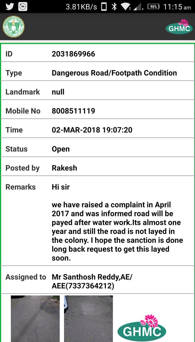 <a href="/EE_Kapra/">Executive Engg LB Nagar</a> please take care of this request also <a href="/KTRTRS/">#RAMpage</a> <a href="/GHMCOnline/">GHMC</a>