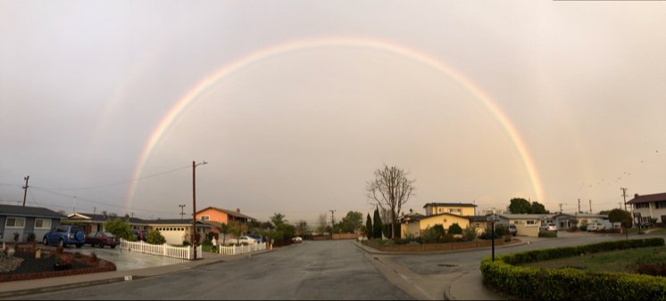 From Dave Hovde: earlier this afternoon I used a #RainbowAlert and check this out! Thanks to Brandon Downing for sending this in. Did you get a picture of one? #BeOnKSBY