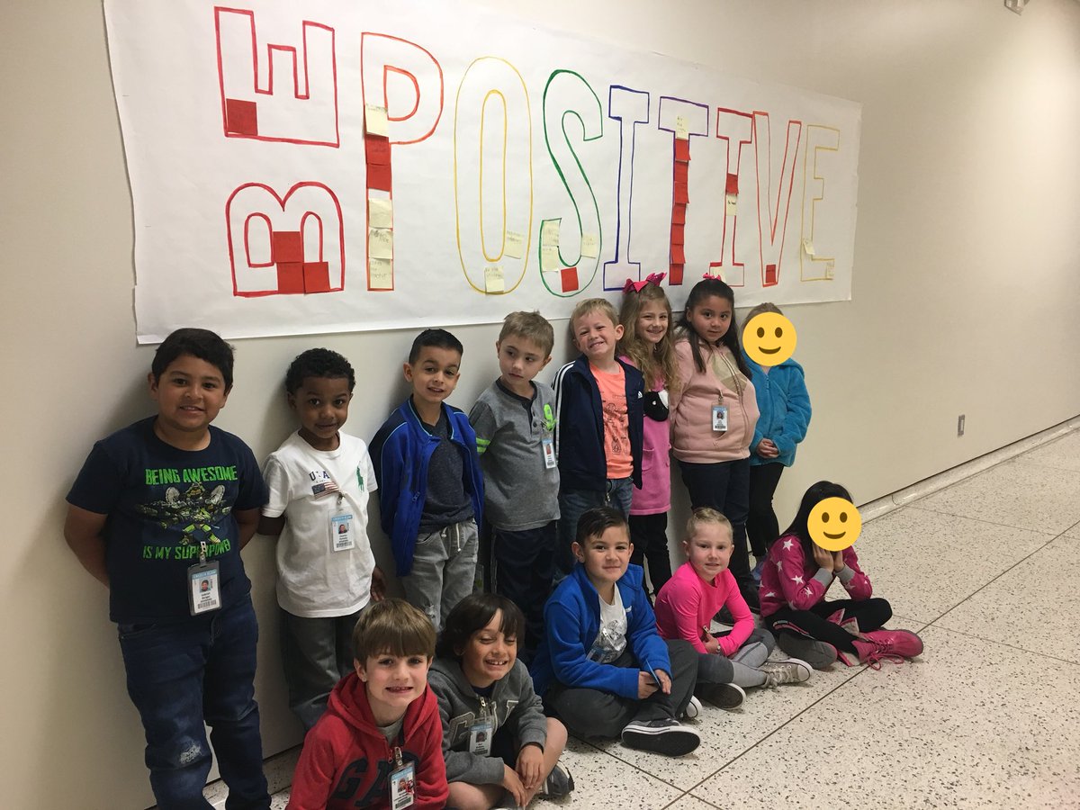 Be Positive, post it notes! #creechpride #BeTheLegacy <a href="/katyisd/">Katy ISD</a>