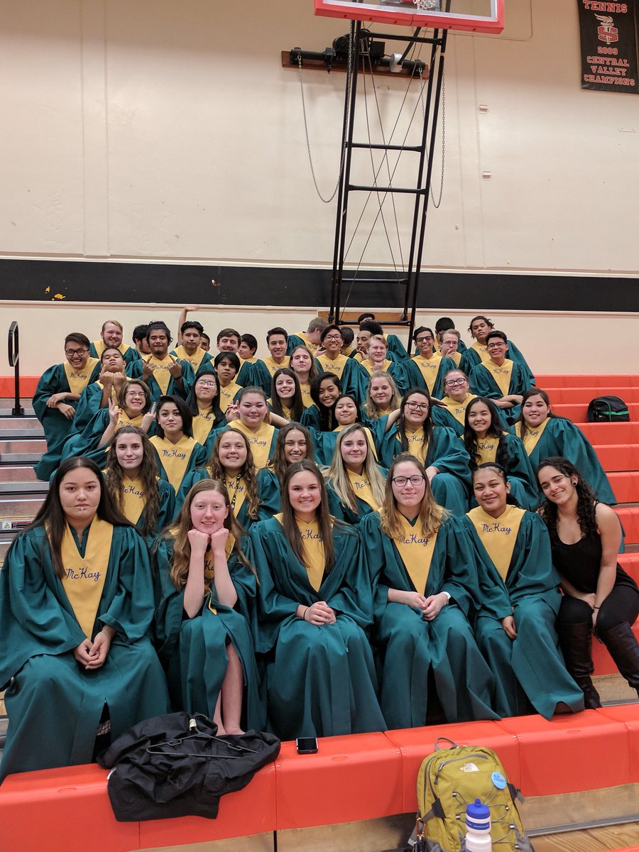 McKay’s Concert Choir at the Advanced Choral Festival that Sprague High School hosted. So much talent in the Salem-Keizer area!