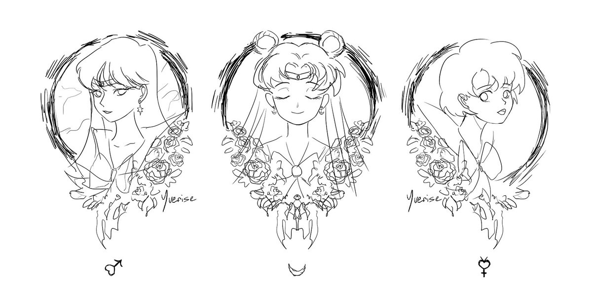 revisiting lots of old anime recently!! #sailormoon sketch 